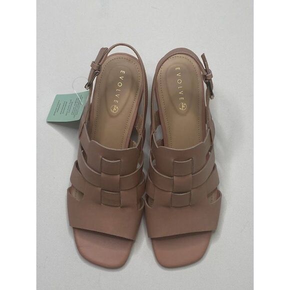 Easy Spirit Evolve Dress‎ Sandal Women's 8.5 Pink Comfort Cushioned Leather NEW - Picture 3 of 9